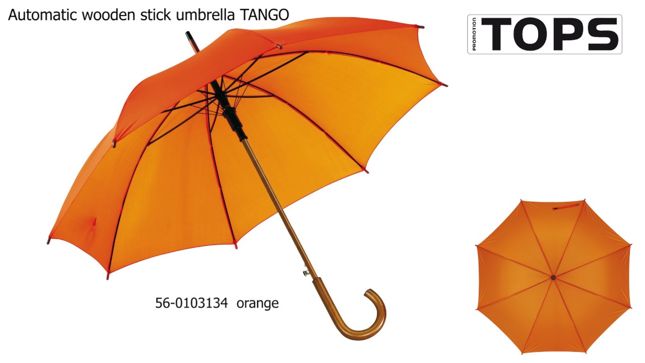 Automatic wooden stick umbrella TANGO