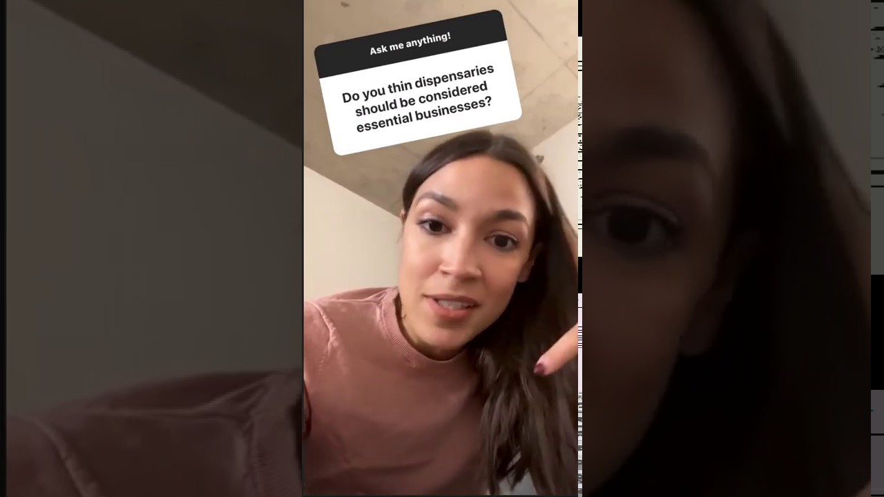 AOC: Marijuana Dispensaries Should Be Essential During COVID If Liquor Stores Are