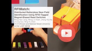 [UIST '18] RFIMatch: Distributed Batteryless Near-Field Identification