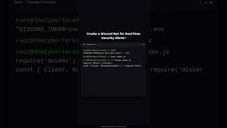 Creating a Custom Discord Bot for Real-Time Security Alerts