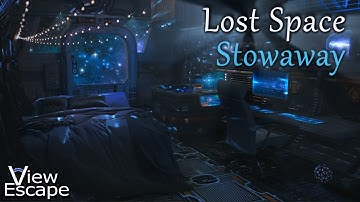 Lost Space Stowaway | Space White Noise Ambience | Relaxing Sounds of Space Flight | 10 HOURS