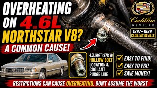 A Common Cause of Overheating on 4.6L Northstar V8s | Hollow Bolt Location & Coolant Purge Line