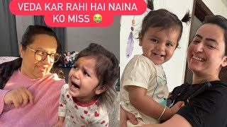 VEDA KO AA RAHI HAI NAINA KI YAAD 😭 || KAISE KIYA VEDA KA MOOD THEEK?? || ROHINIDILAIK 