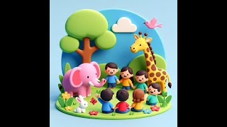 Pushing My Cart Song 🛒🎶 | Fun Kids Shopping Poem | MegaMotion Tales screenshot 2