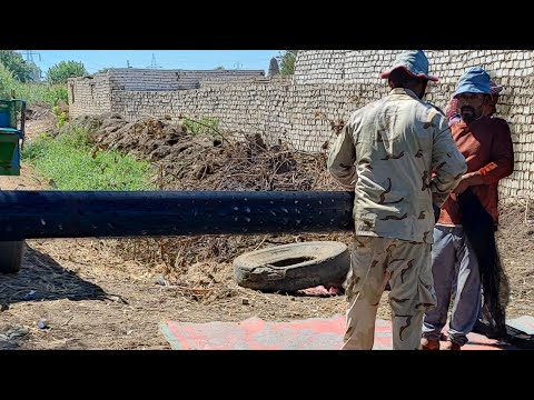 كسوة مواسير البلاستيك وتنزلها في مواسير الاسون مع المعلم وائل الخولي 0101 178 6981