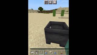 How to make unlimited water source using Cauldron in Minecraft #shorts