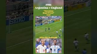 England vs Argentina: Hand of God Part 2?