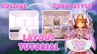Simple College dorm layout tutorial! Royale high
