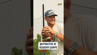 Dan Orlovsky takes the field at Academy Camps, putting the next generation of quarterbacks through a