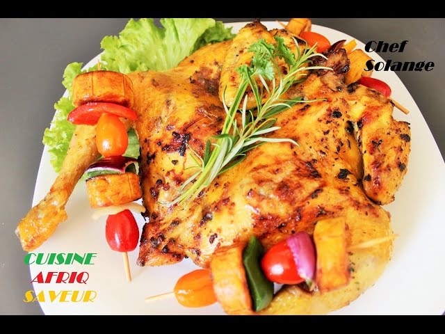 Cuisine Africaine Poulet Braise Brochettes De Plantains Youtube