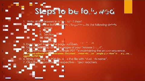 Steps to upload a file in google form in PDF format.