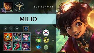 Milio Support vs Bard - KR Master Patch 26.09