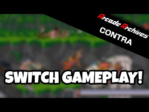 Arcade Archives CONTRA Nintendo Switch Gameplay!
