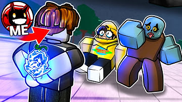 Using a NOOB ACCOUNT To TROLL My Friends in The Strongest Battlegrounds...