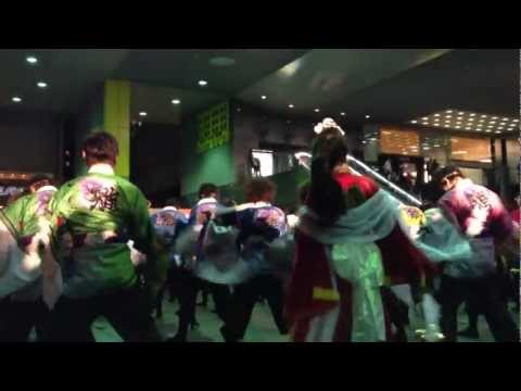 龍馬よさこい12　皇學館大学よさこい部　"雅"　京都駅前特設会場
