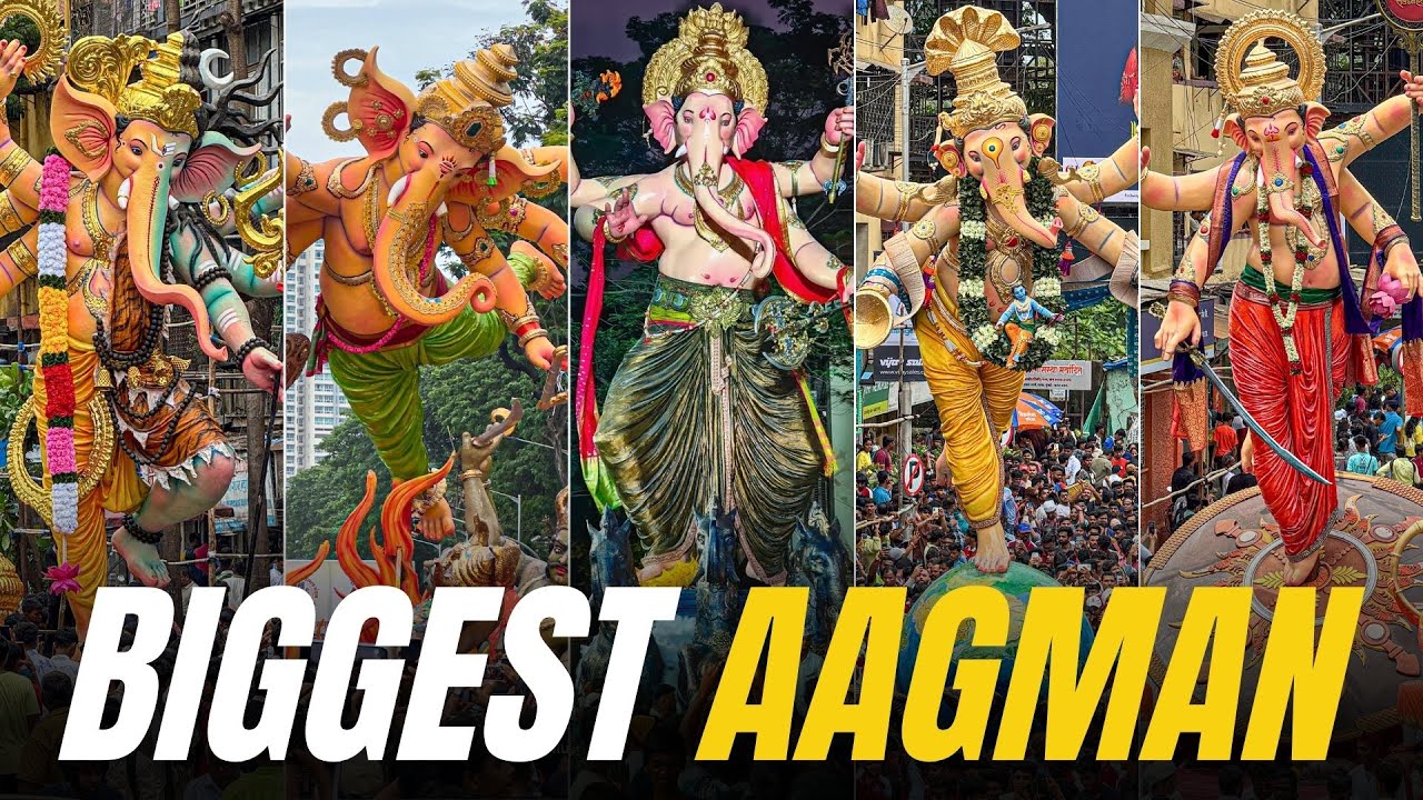 Mumbai's Biggest Ganpati Maha Aagman Sohala 2025 | Grand Arrival Of Lord Ganesha In Mumbai