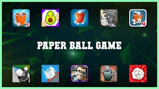 Top rated 10 Paper Ball Game Android Apps screenshot 1