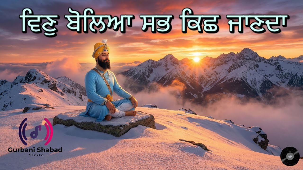 ਵਿਣੁ ਬੋਲਿਆ ਸਭੁ ਕਿਛੁ ਜਾਣਦਾ | Divine Ardaas Shabad | Peaceful 