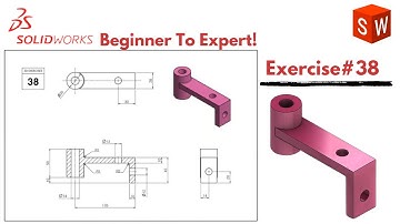 SOLIDWORKS Beginner To Expert Exercise# 38 | Solidworks Beginners Tutorials | #solidworksexercises