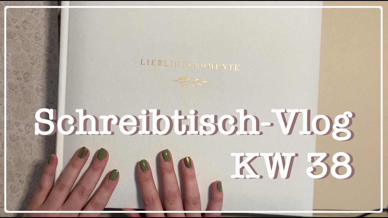 Action Haul, Scrapbook & Memory Journal - Schreibtischvlog KW 38