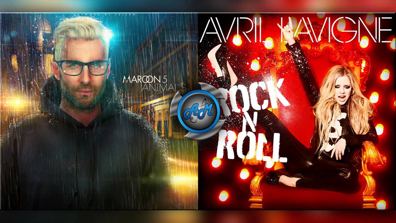 Maroon 5 Vs Avril Lavigne - Rock N Animals (Mashup)