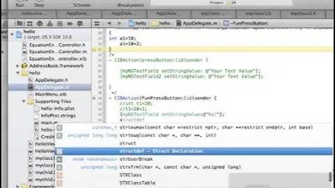 MAC 應用程式開發教學 , 柯博文老師   第一篇： Hello world