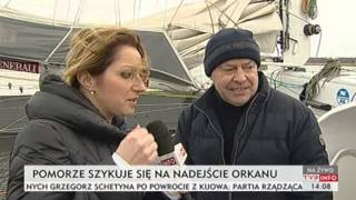 Pomorze Szykuje Się Na Nadejście Orkanu Tvp Info, 05.11.2013