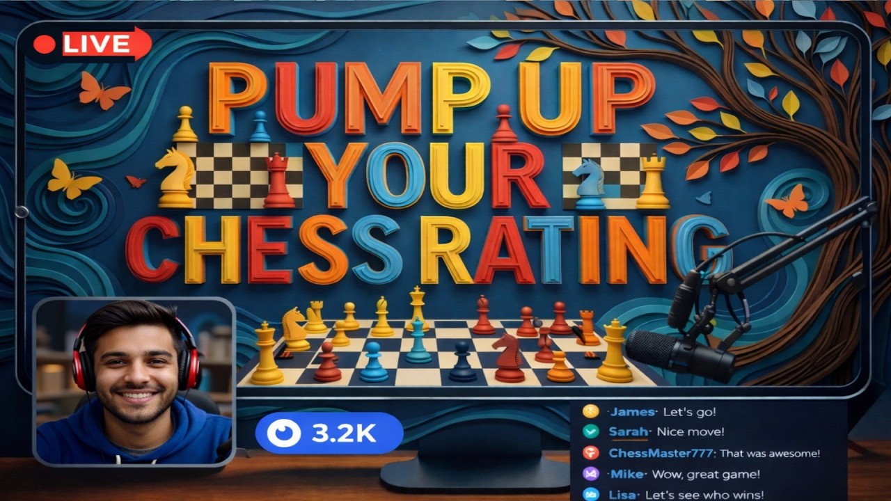🔥 LIVE Chess | Hindi Commentary | Pump Up Your Rating #ChessLive #Lichess #smartavani