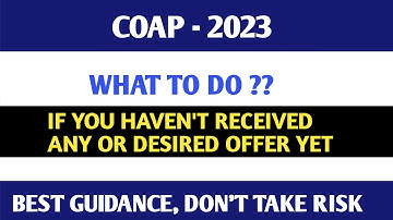 COAP 2023 । IF YOU HAVEN