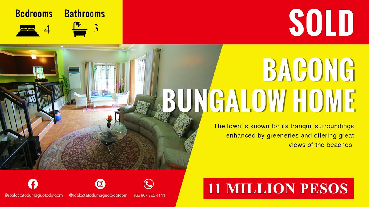 Bacong House And Lot For Sale In Dumaguete City Area 2100 YouTube