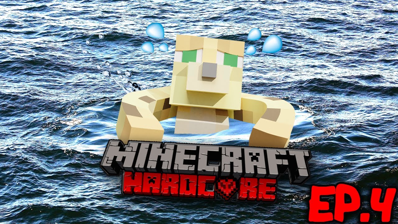 SAVING A DROWNING CAT! (Minecraft Hardcore Ep.4)