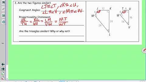 Unit 6 Day 2- Similar Polygons