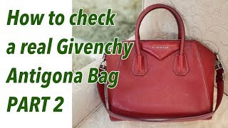 Authenticate Givenchy Antigona Bag Real 