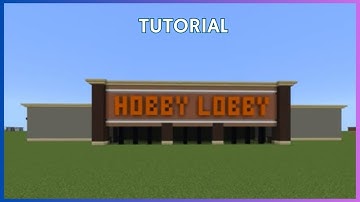 Minecraft Tutorial: How To Make Hobby Lobby!
