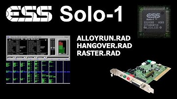 Reality Adlib Tracker (ESS Solo-1 PCI, Alloyrun, Hangover, Raster)