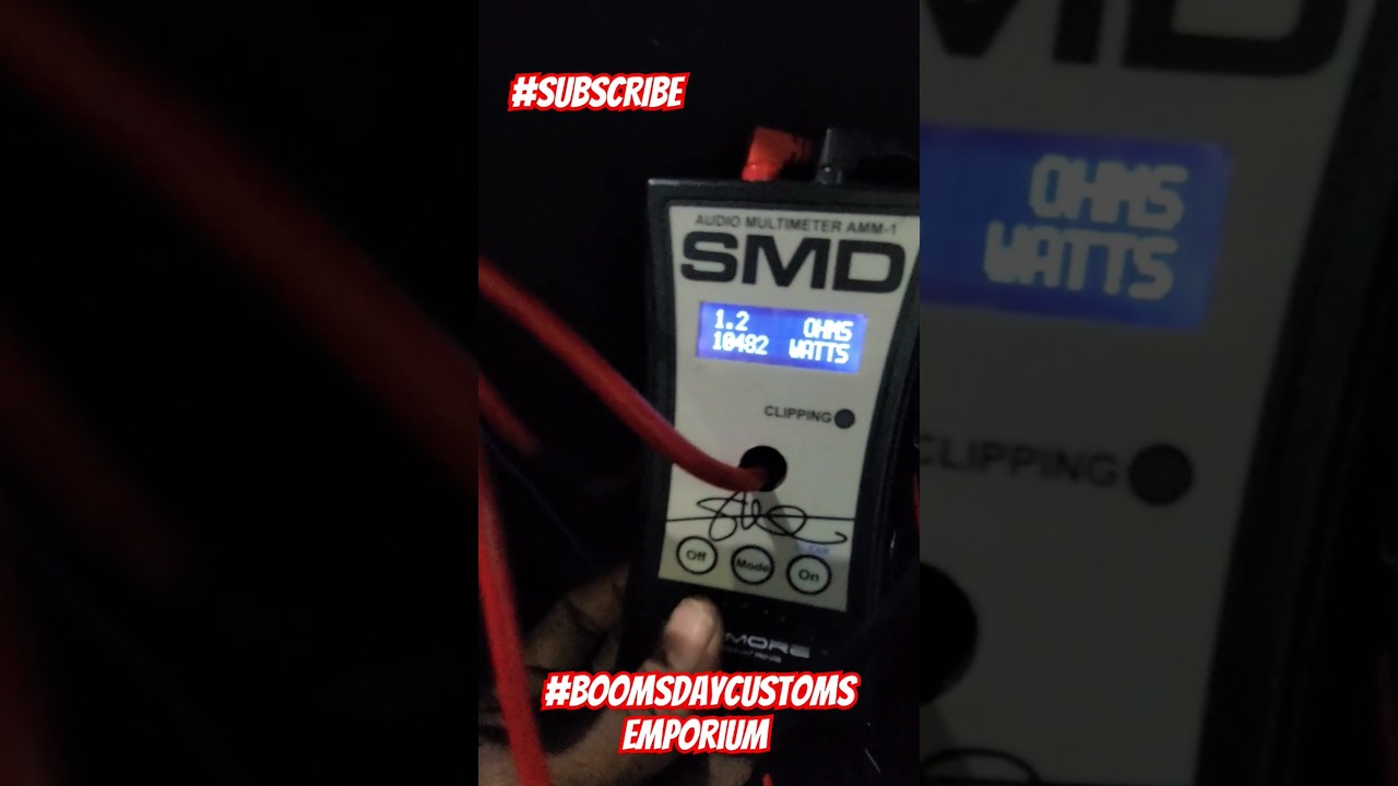 Taramps Big Boss 8k Real numbers on (3) Sundown Audio U15s. 