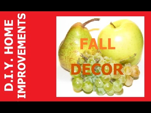 DIY HOME IMPROVEMENTS - Fall Decor - YouTube