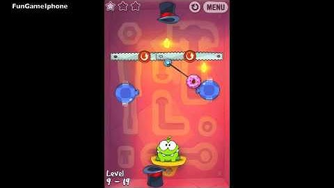 Cut The Rope Tool Box 9-19 improved result Walkthrough video gameplay tutorial