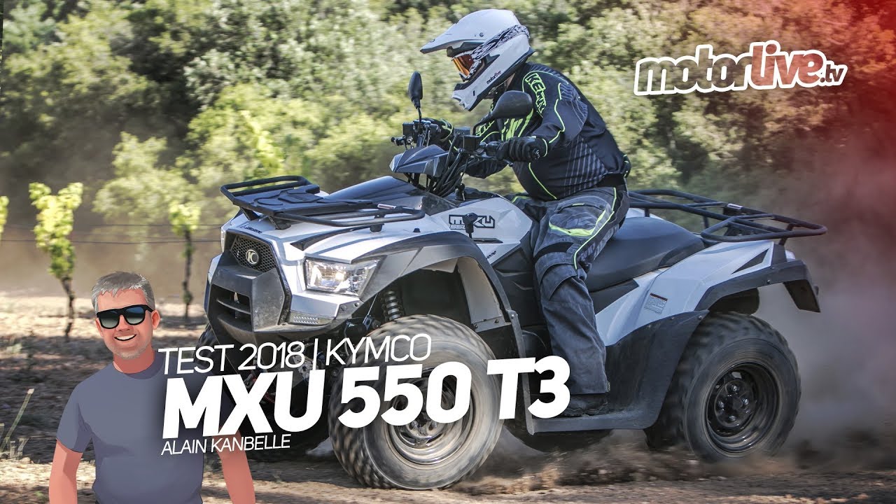 KYMCO MXU 550 T3 - le plaisir à petit prix | TEST 2018