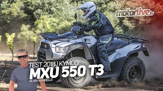 KYMCO MXU 550 T3 - le plaisir à petit prix | TEST 2018