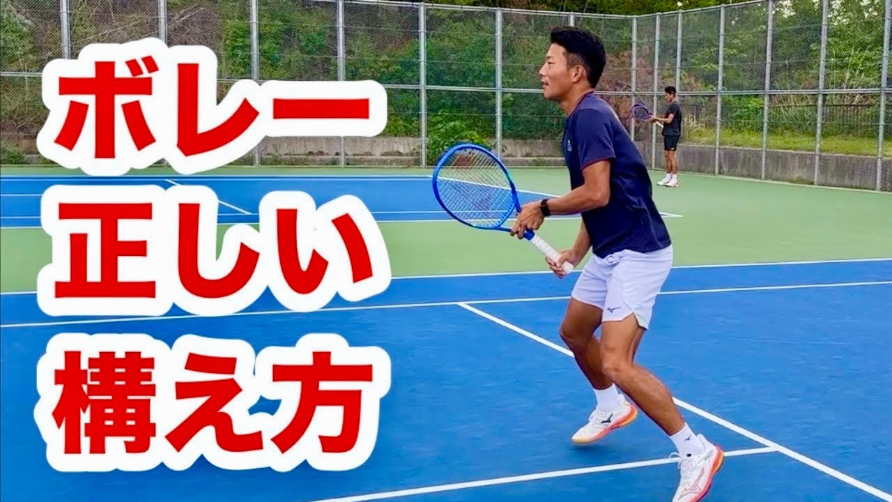 How do you set up for a volley?] Tennis: We'll teach you the