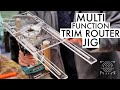 6-IN-1 TRIM Router Jig -  freehand routing, inlays, edge-banding, mortises, dados, circles & more!
