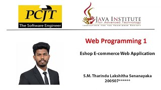 Celebrity E-Shop Project | Task 12 | Web Programming 01 | Java Institute Wealth