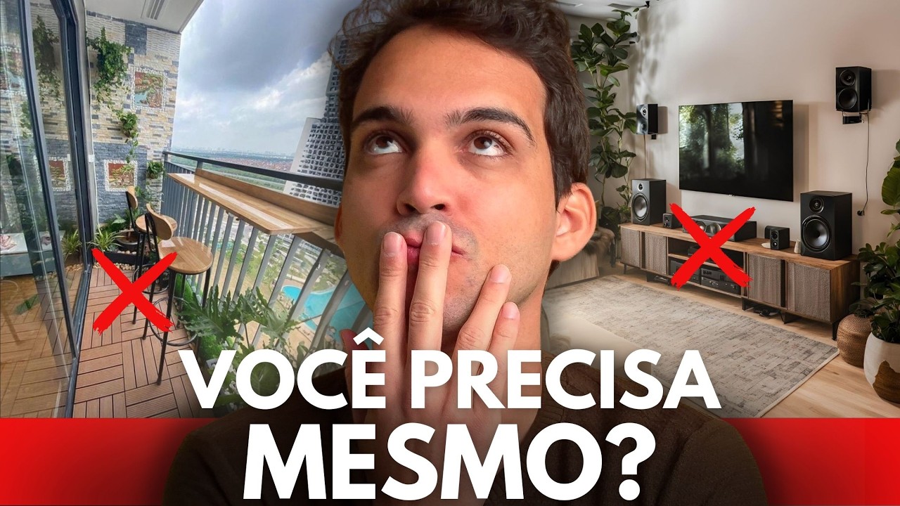 ITENS DISPENSÁVEIS EM CASAS MODERNAS