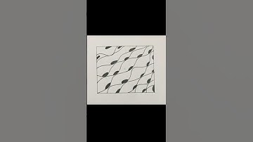 Easy Zentangle Pattern#art #zentangleart #zentanglepatterns #shortsfeed #shorts #doodle #trending