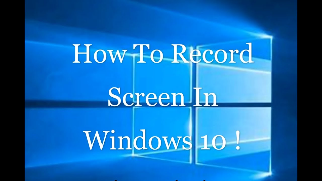 screen recorder windows 10 2021