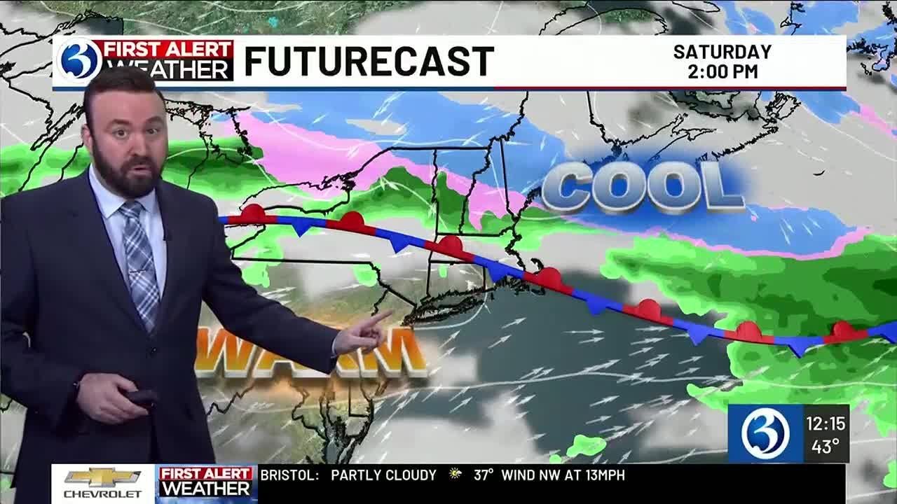 FORECAST: Multiple rain chances, big swings in temperature ahead - YouTube