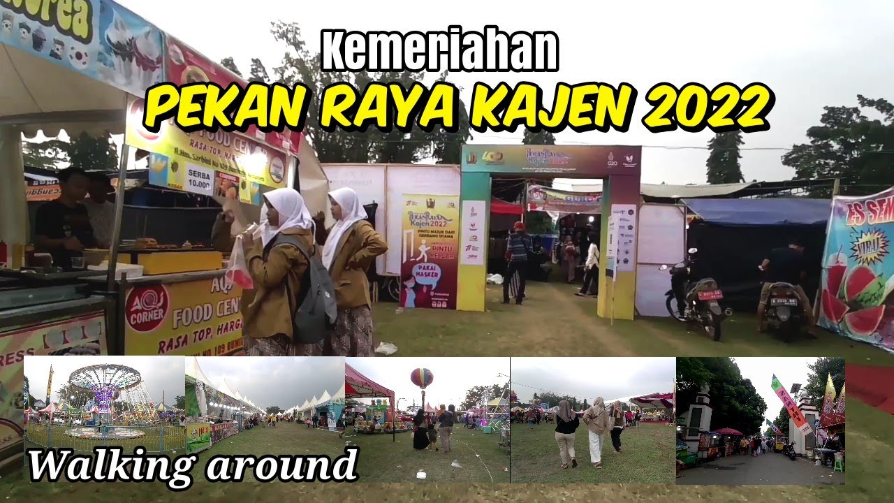 WALKING TOUR || KELILING PEKAN RAYA KAJEN 2022 || Alun alun Kajen - YouTube