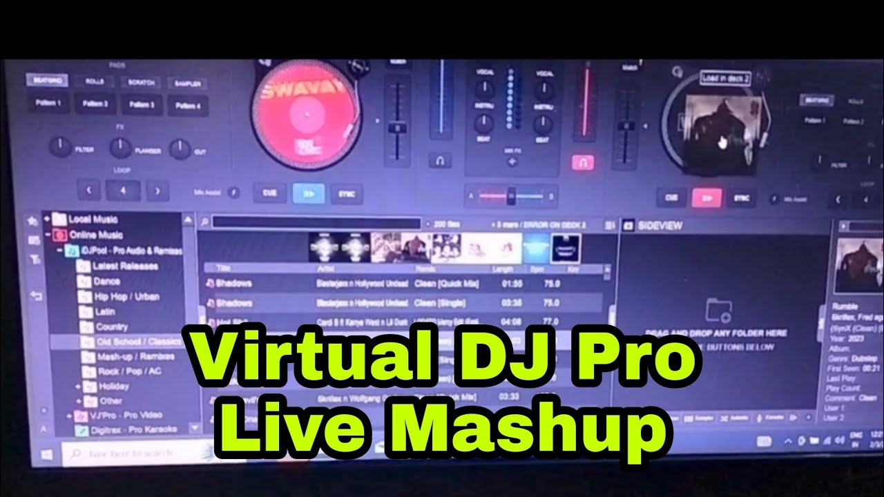Virtual DJ Pro Live Mashup Mix#macnitesh#2024 - YouTube