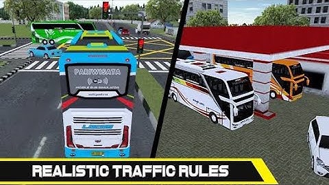 Mobile Bus Simulator New Bus #6 JAKARTA - Android Gameplay FHD